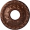 Ekena Millwork Leaf Ceiling Medallion (Fits Canopies up to 4 3/4"), 11 3/8"OD x 3 5/8"ID x 1 1/8"P, Copper Penny CM11LFCPS - alternate 1